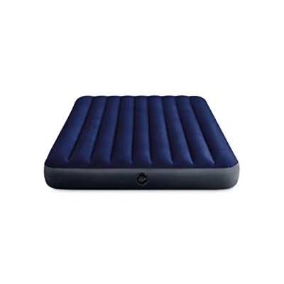 Imagen de Intex 68765 Colchón Hinchable con 2 Almohadas y Bomba 152 x 203 22 cm