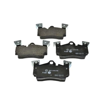 Imagen de HELLA 8DB 355 011 471 Juego de pastillas freno preparado para indicador desgaste con pesos equilibrio PORSCHE: Cayenne, AUDI: Q7