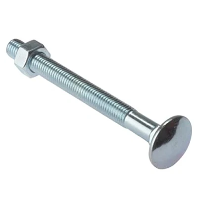 Imagen de Merriway BH02192 Perno De Porte Y Tuerca M6 X 150 Mm, Galvanizado (Paquete 6)