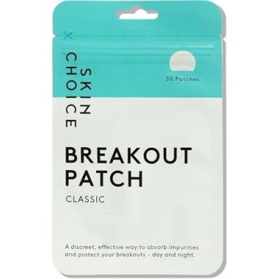 Imagen de SKINCHOICE Breakout Patch 30 Pimple Patches, Parches Granos Acne Hidrocoloides Invisibles Para Espinillas, Tratamiento Facial Antiacné, Veganos y Cruelty Free
