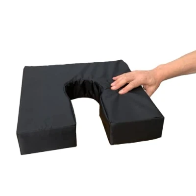 Imagen de Gar Medical Cojin Antiescaras Forma de Herradura Impermeable, Transpirable Espuma Anatomica HR Confort, cojín para hemorroides y coxis Unisex, ortopedico