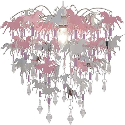Imagen de DECO EXPRESS Lámpara de Techo Unicornio para Decoracion Habitacion Niña (Unicornio)