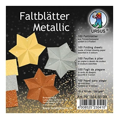 Imagen de Ursus Plegable hojas 100 de papel dibujo (130 g/m² , color, modelo surtido