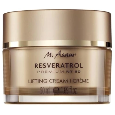 Imagen de M. Asam crema elevadora resveratrol Premium NT50 (50 ml) antiedad con para piel suave y visible, hialurónica, cuidado facial todo tipo de