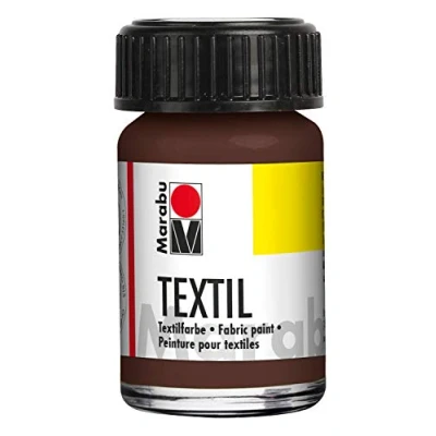 Imagen de Marabu Tarro Textil, Color marrón Oscuro, 15 ml (Paquete de 1) (171639045)