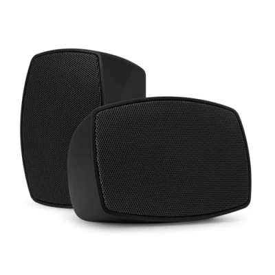 Imagen de Power Dynamics PD BHW30BK Altavoces de Pared 3&quot; para Interior/Exterior, 100V/8 Ohm, Resistentes a la Intemperie, con Rejilla Grado Marino, Instalación, Línea 100V