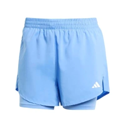 Imagen de adidas Performance W MIN 2IN1 SHO Pantalón corto de deporte, Mujer, Talla: Small, Blue fusion white