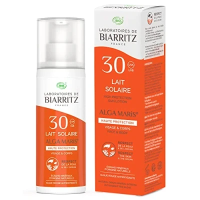 Imagen de Alga Maris Lab. Biarritz Leche Solar Spf30 100Ml. Bio 100 G