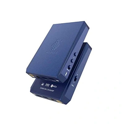 Imagen de Hidizs DH80S DAC y AMP equilibrados Portátiles, Soporta tecnología de audio MQA, amplificador decodificación portátil DSD64/128, para Windows 10/Mac OS/iPad OS/Android/iOS