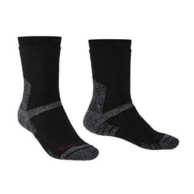 Imagen de BRIDGEDALE Explorer HW Merino Perf. Boot Calcetines, Unisex adulto, Negro, Única