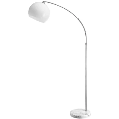 Imagen de Monzana Lámpara de Pie Salon Vintage con Interruptor Forma Arco Altura regulable 190 210cm Base Mármol
