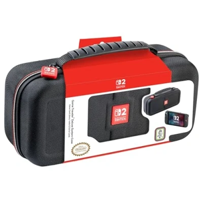 Imagen de RDS funda con licencia para Nintendo Switch 2, OLED y Nintendo. Sistema Game Traveler Deluxe. capacidad 12 tarjetas de juego microSD 2