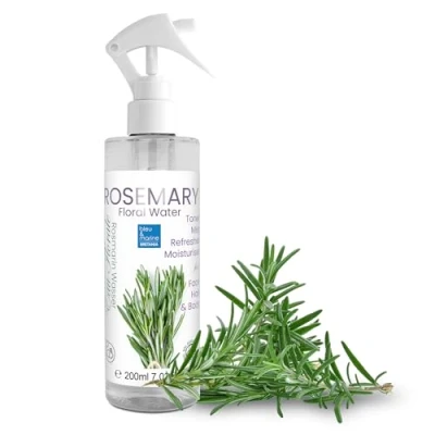 Imagen de Agua de Romero, Desmaquillante Limpiador Facial, Tonico Piel Grasa y Acneica, Reductor Imperfecciones, Regulador Sebo, Fortalecedor Estimulador Crecimiento Cabello 200 ml