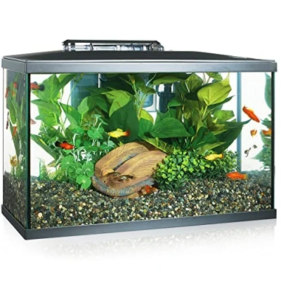 Imagen de Marina 15256 Kit de Acuario con Iluminación LED 10G, 38 L, Transparente