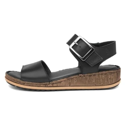 Imagen de Hush Puppies Ellie Sandal, Sandalia con taln Mujer, Black, 38 EU