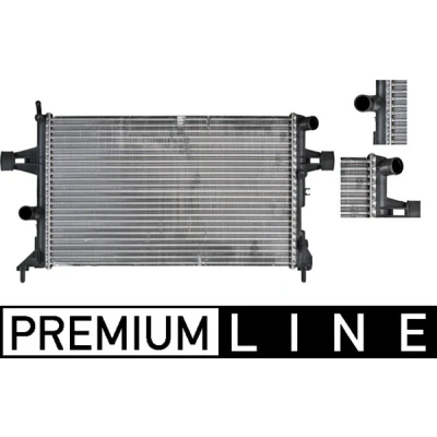 Imagen de MAHLE ORIGINAL CR 227 000P Radiador, refrigeración del motor OPEL: Astra G Berlina, CC, Zafira A