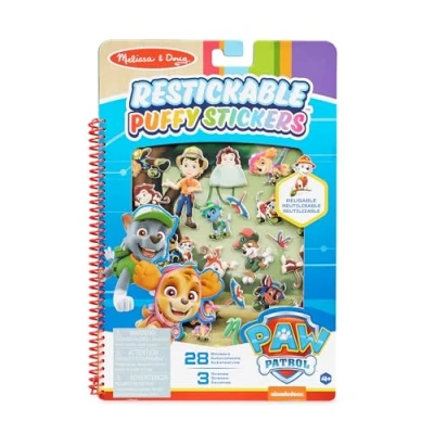 Imagen de Melissa &amp; Doug PAW Patrol Pegatinas Esponjosas Reutilizables La Selva (28 Reutilizables)