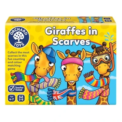 Imagen de Orchard Toys Giraffes in Scarves Game, Fun Counting and Colour Educational Games, Games for Kids Age 4 7 years.