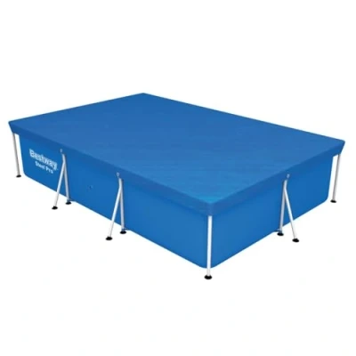 Imagen de BESTWAY Cobertor de Invierno Rectangular 304x205 cm para Piscinas Rectangulares 300x201 Azul