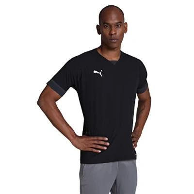 Imagen de PUMA Teamfinal Jersey Camiseta de fútbol, Hombre, Negro Fantasma, S