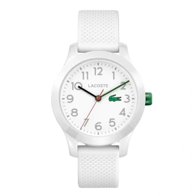 Imagen de Lacoste Reloj Analógico de Cuarzo para Niños con Correa en silicona Blanco 2030003