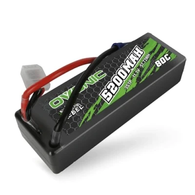 Imagen de OVONIC 3s Lipo Batería 5200mAh 80C 11.1V Estuche rígido con Conector EC5 para RC Car Boat Truck Buggy Associate Team DIY Hobby