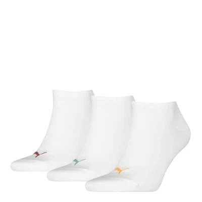 Imagen de PUMA 261080001 Calcetines para Zapatillas, Blanco Combo, 43 46 (Pack de 3) Unisex