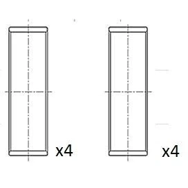 Imagen de FAI AutoParts BB2026 STD Casquillos de Biela MINI: Hatchback, Cabrio, Clubman, PEUGEOT: 308 I 207 208 Hatchback