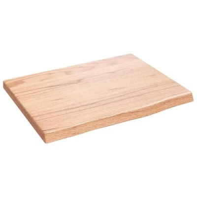 Imagen de vidaXL Estante de Pared Madera Roble tratada marrón Claro 40x30x2cm, almacenaje, Madera, Tablero estantería