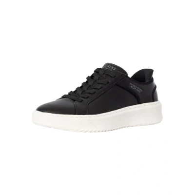 Imagen de Skechers Zapatos sin Cordones con Doble ventilación para la Corte, Zapatillas Hombre, Malla Duraleather Negra, 42.5 EU