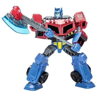 Imagen de Transformers Legacy United Clase Viajero Animated Universe Optimus Prime Figura de acción Convertible 17,5 cm Edad: 8+
