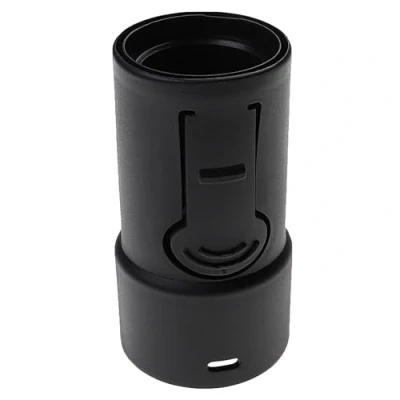 Imagen de vhbw Adaptador de manguera compatible con Bosch GL 30, 20, 45 ProEnergy Silence aspiradora Conexión, extremo tubo, negro