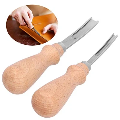 Imagen de Biseladora de bordes cuero artesanía DIY Herramienta hecha a mano Cuchillo corte marc