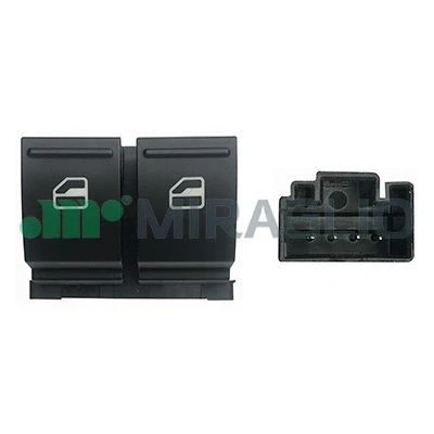 Imagen de MIRAGLIO 121/VKB76003 Interruptor, elevalunas Delante, izquierda VOLKSWAGEN: Golf 6, 5, Passat B6 Berlina, SEAT: Leon II Hatchback, Ibiza 4 ST