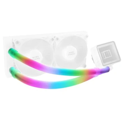 Imagen de FUNDAS ARGB MARS GAMING PARA TUBOS DE REFRIGERACION LIQUIDA MCA WT