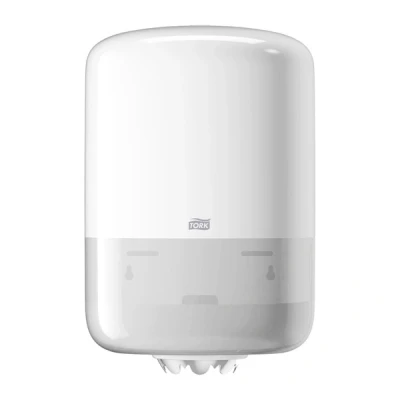 Imagen de Tork 559000 Dispensador de alimentación central Elevation/Soporte papel mecha compatible con el sistema M2 / Blanco