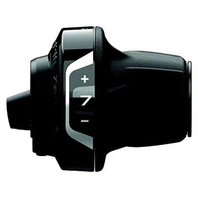 Imagen de SHIMANO Slrv4007r Palanca de Cambios SL RV400 Revo, Mano Derecha, 7 velocidades, con Pantalla óptica Engranajes, Unisex, Negro