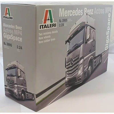Imagen de Italeri 3905 510003905 1:24 Mercedes Benz Actros MP4 Gigaspace, a partir de 14 años edad