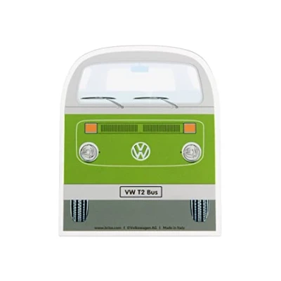 Imagen de BRISA VW Collection Accesorio de Invierno para automóvil Volkswagen polycarbonato: raspador hieloquita Nieve y Hielo T2 Camper Bus (Verde)