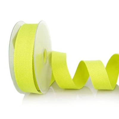 Imagen de Trimz Trimz1905 5 40 68 Cincha, Algodón, Amarillo neón, 5m x 40mm
