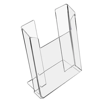 Imagen de HMF 46961 Soporte para Folletos de Acrílico DIN A5 Vertical 16 x 19,5 9 cm Transparente