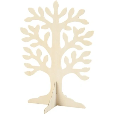 Imagen de Árbol, tamaño 30 x 21,5 cm, grosor 2 mm, madera contrachapada, 1 unidad