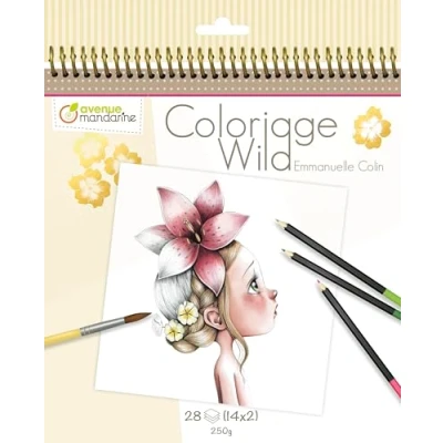 Imagen de Libro para colorear Avenue Mandarine, 20 x 1 25,5 cm