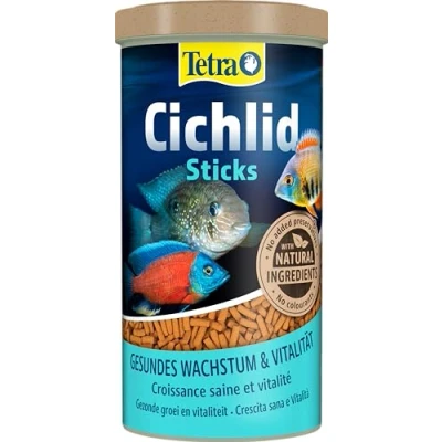 Imagen de Tetra Cichlid Sticks Alimento completo en varillas para grandes cíclidos 1 L