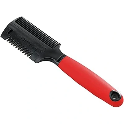 Imagen de Ferplast Doble Peine con Cuchilla para Perros Gro 5991, 18,3 x 4,5 h 1,8 cm