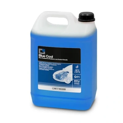 Imagen de ERRECOM Blue Cool, Líquido para Radiador Azul 30C/+107C, anticongelante G11 con Paquete inhibidor NAP Free, Listo Usar, 5 litros