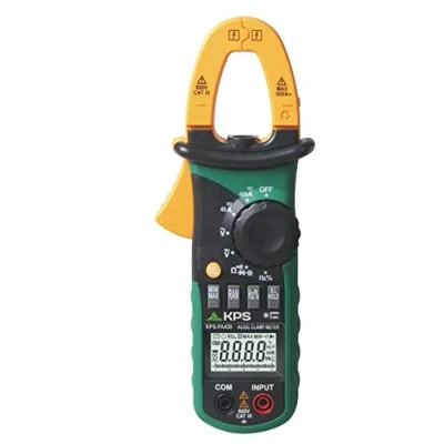 Imagen de KPS PA430 Mini Pinza Amperimetrica Digital Corriente AC/DC 400A, Tension AC/CD 600V, Resistencia, capacidad, ciclo de trabajo 4000 cuentas
