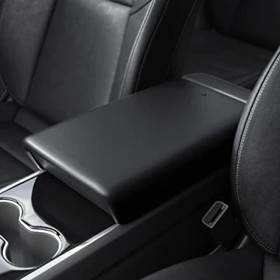 Imagen de Spigen Tesla Model 3 2021 2023 Y Center Console Armrest Cover, diseñado para Accesorios Negro