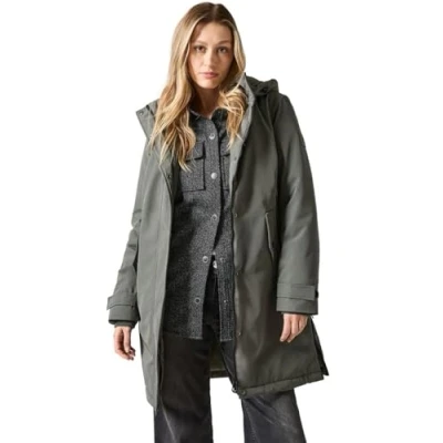 Imagen de Cecil B101037 Parka con Capucha Desmontable, Dorado Caqui, L Mujeres