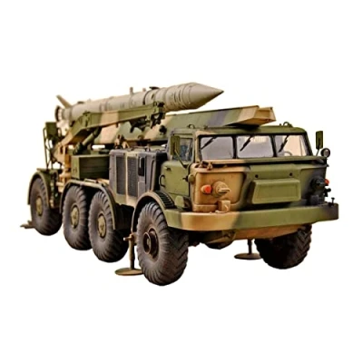 Imagen de Trumpeter 07179 Ruso 9P113 TEL con cohete 9M21 de 9K52 Luna M Sistema cohetes artillería corto alcance Frog 7 1/72 Caja montaje plástico